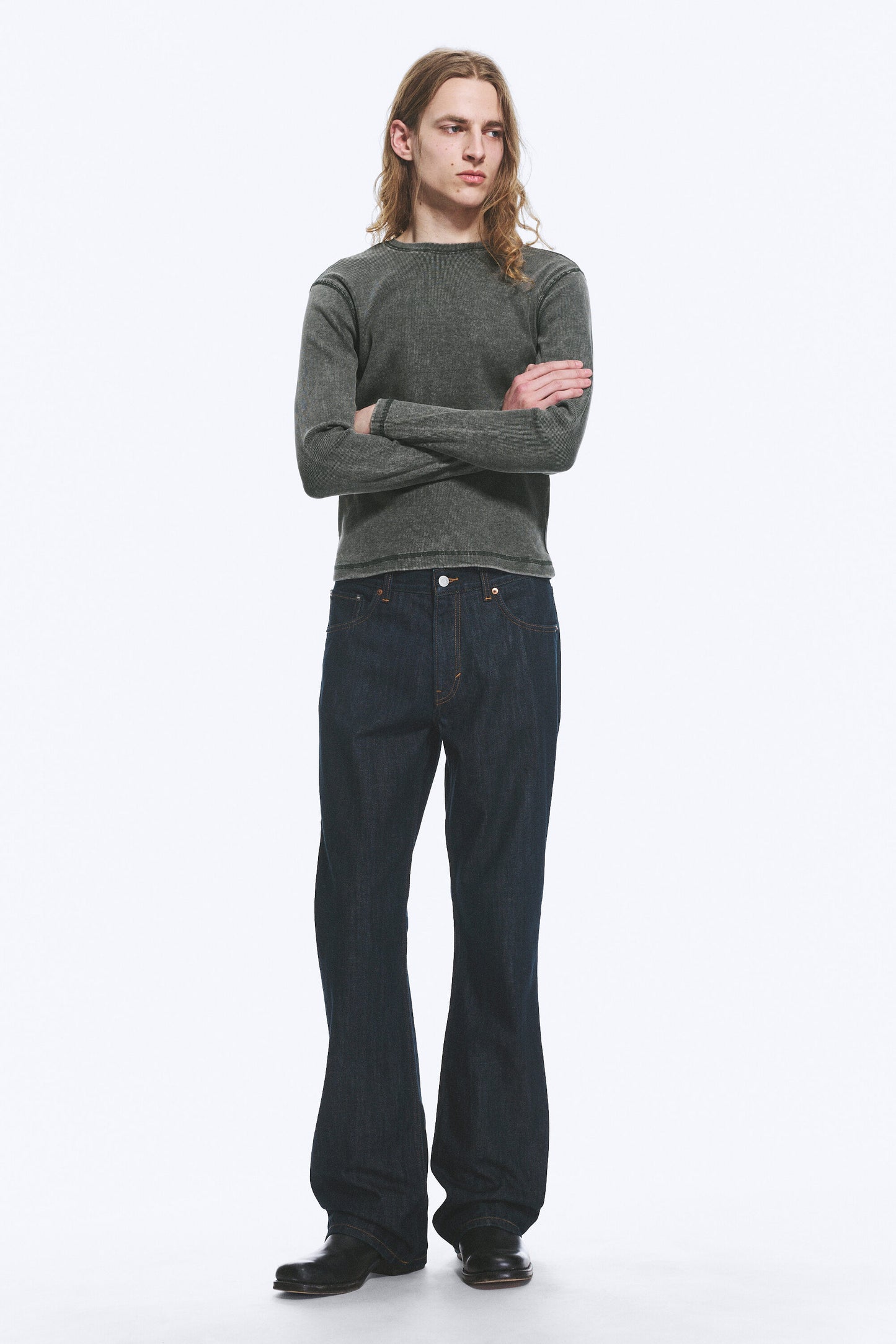 Mercury Mid Waist Relaxed Bootcut Leg Jeans