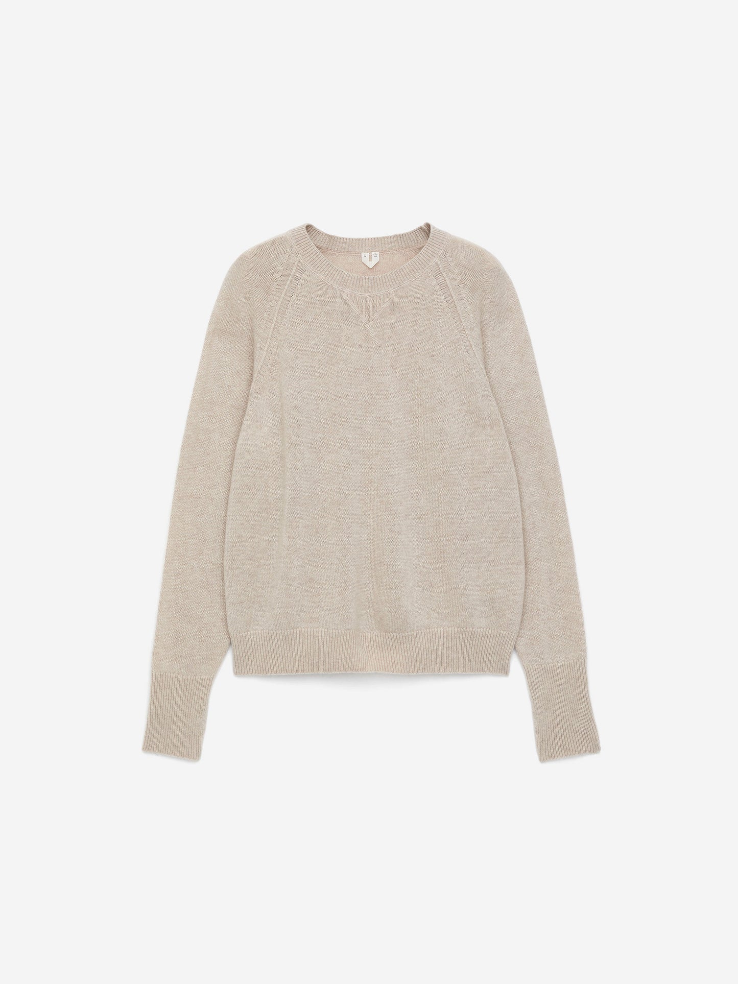 Pullover aus reinem Kaschmir-Beige-16521