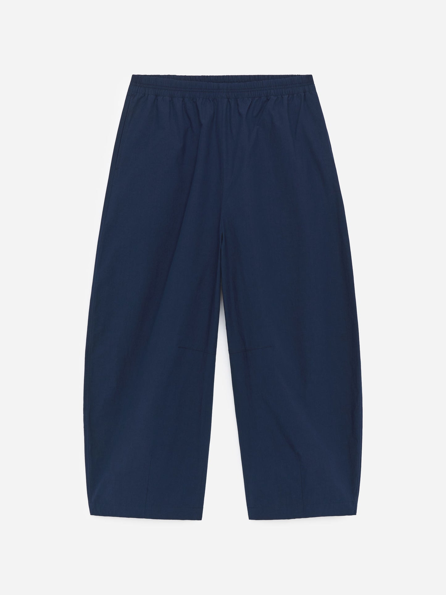 Baumwollhose mit Barrel Leg-Blau-18117