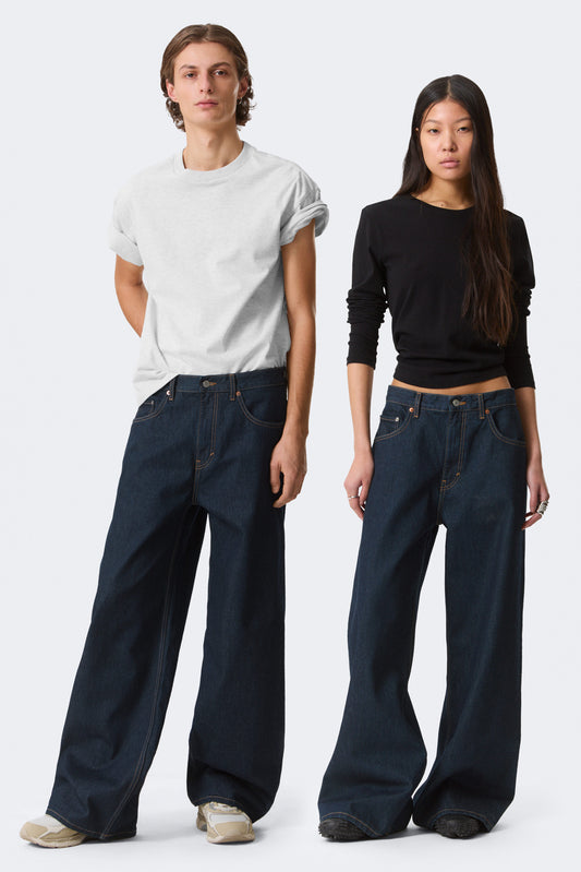 Solar Loose Wide Leg Unisex Jeans