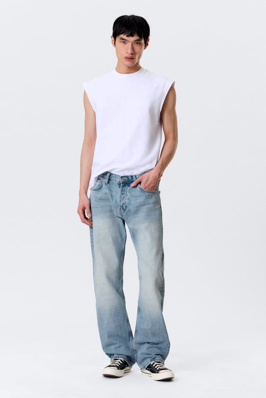 Meteor Low Rise Relaxed Straight Leg Jeans