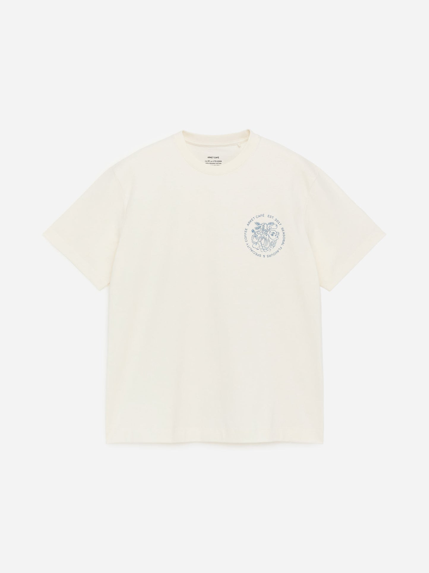 ARKET CAFÉ T-Shirt mit Print-Weiß-17985