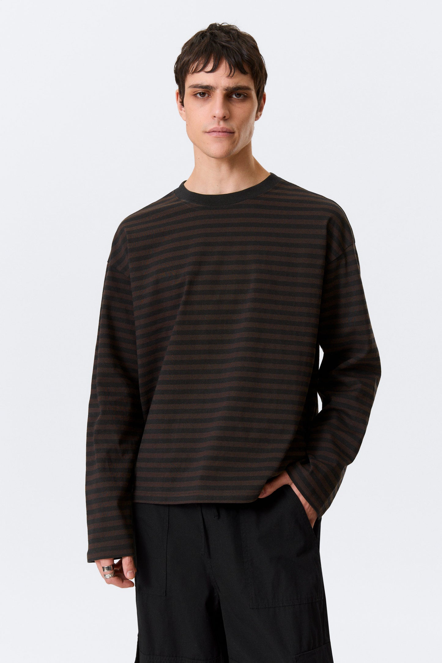 Boxy Longsleeve mit lockerer Passform