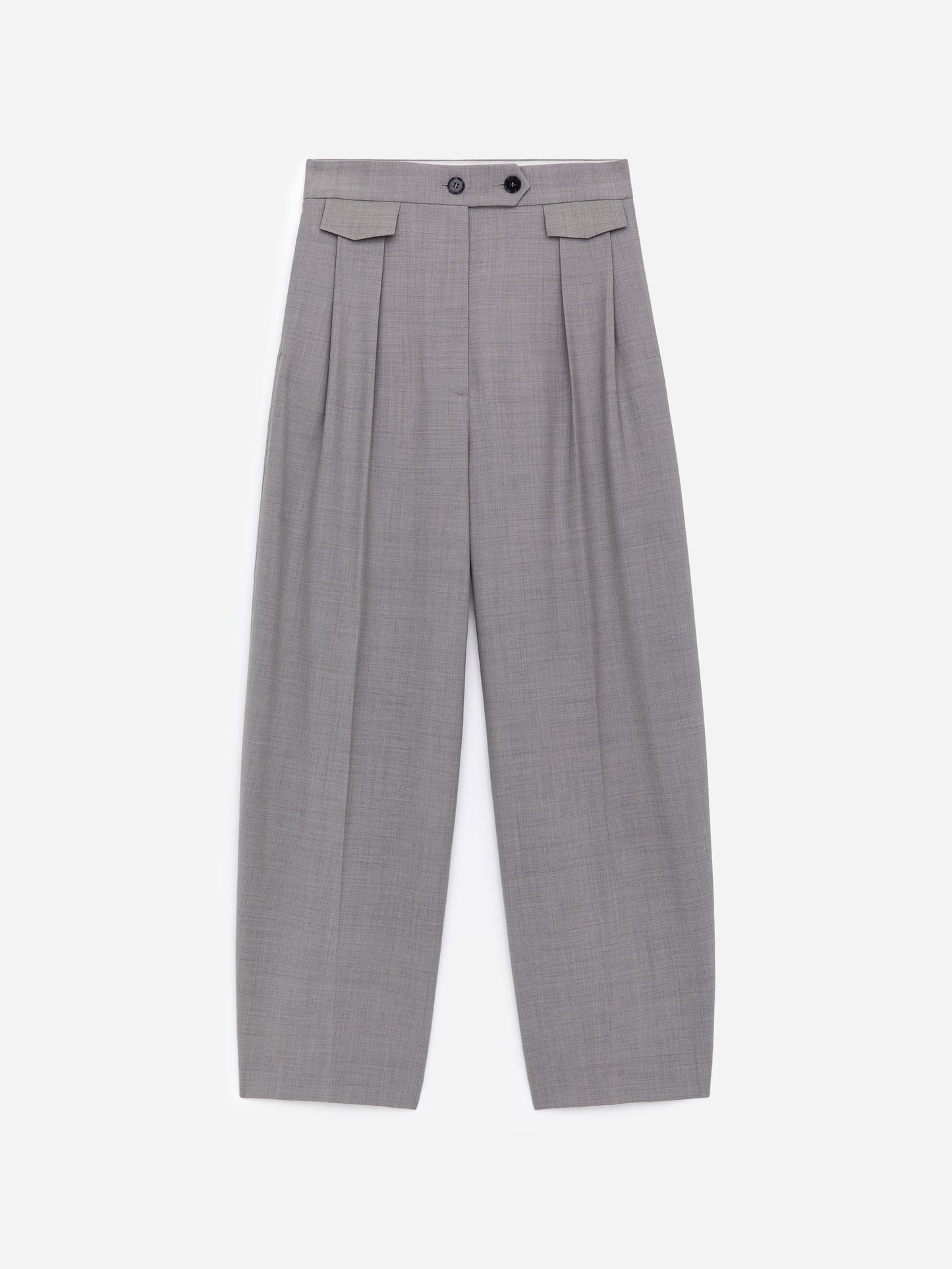 Elegante, lockere Hose-Grau-18048
