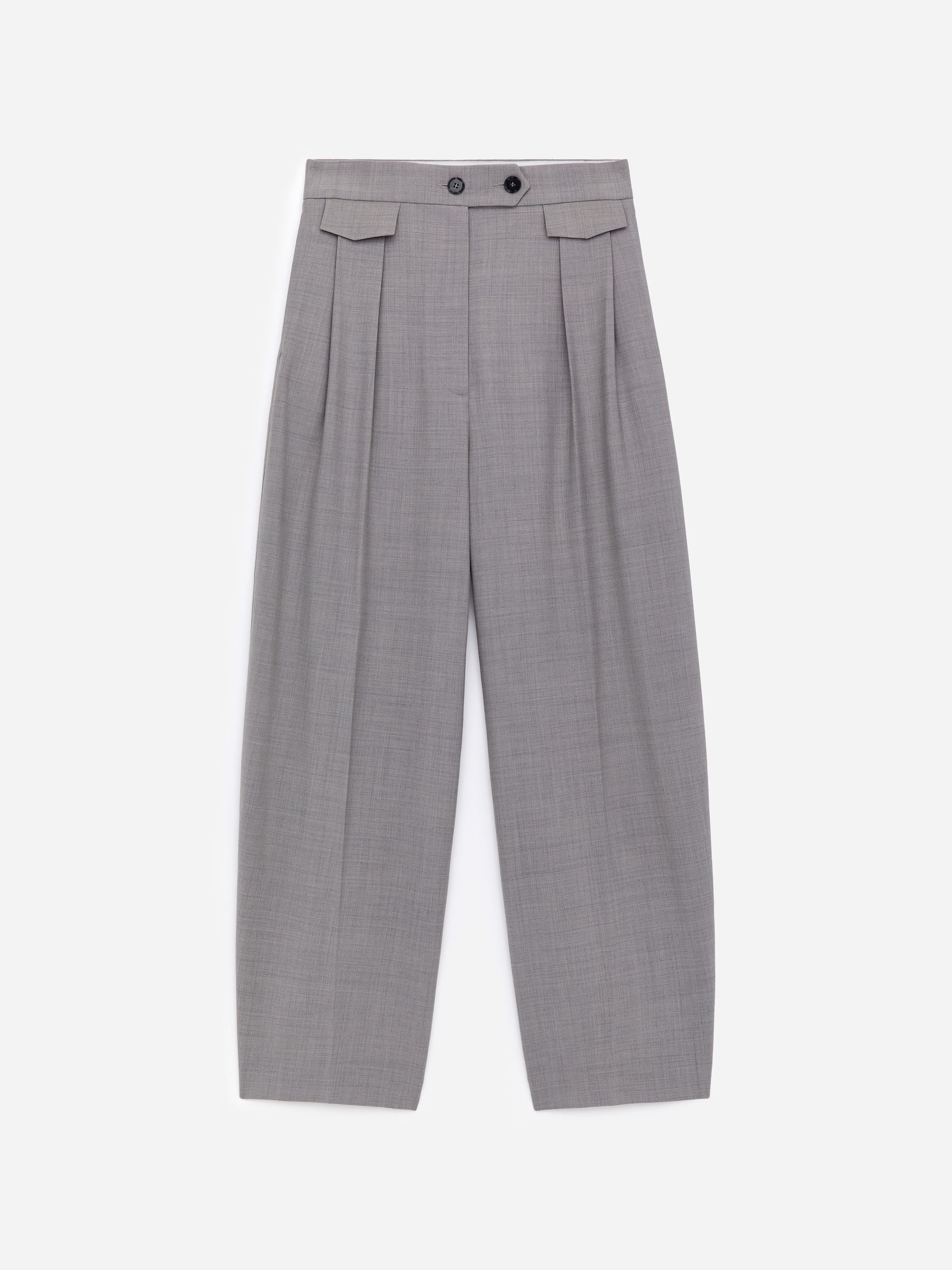 Elegante, lockere Hose-Grau-18048