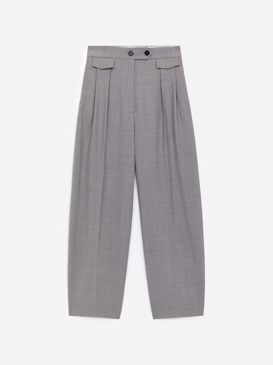 Elegante, lockere Hose-Grau-18048