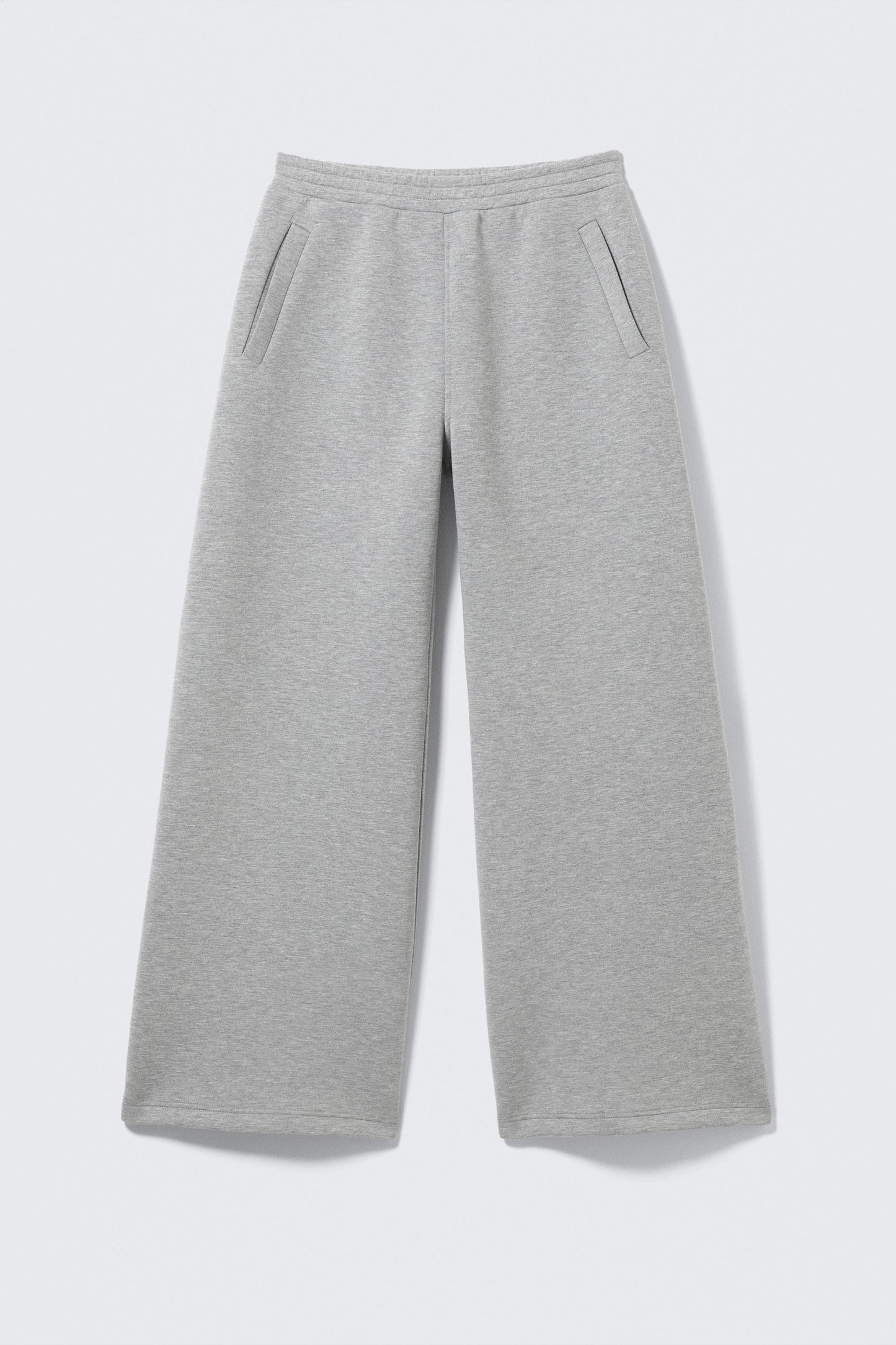 Lockere Scuba-Jogginghose mit weitem Bein
