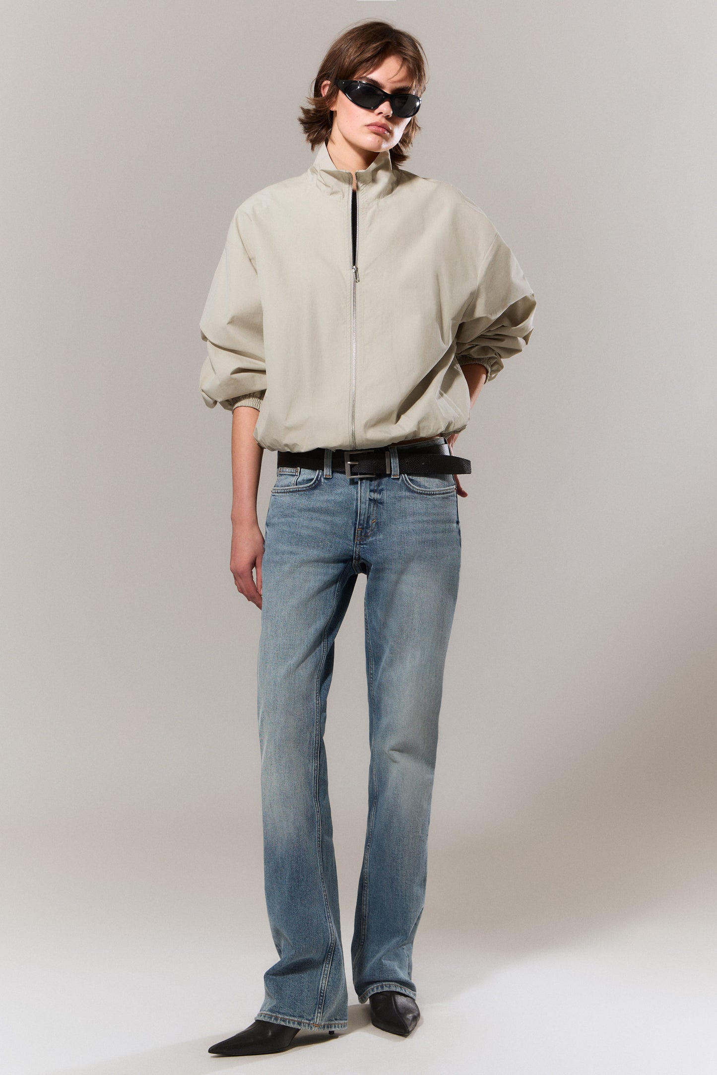 Tension Mid Rise Slim Bootcut Leg Jeans
