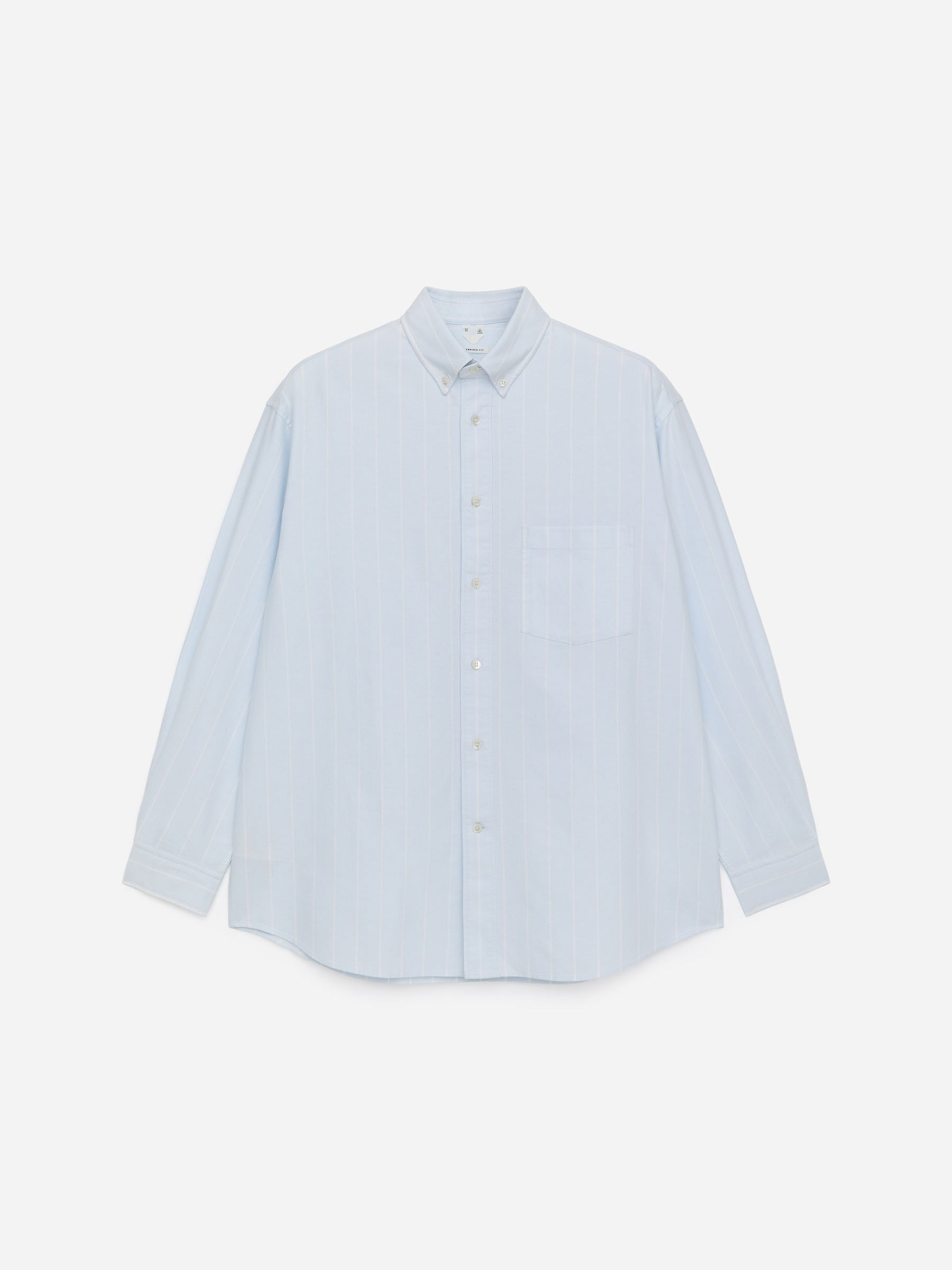 Oxford-Hemd in Oversized-Passform-Blau-17483