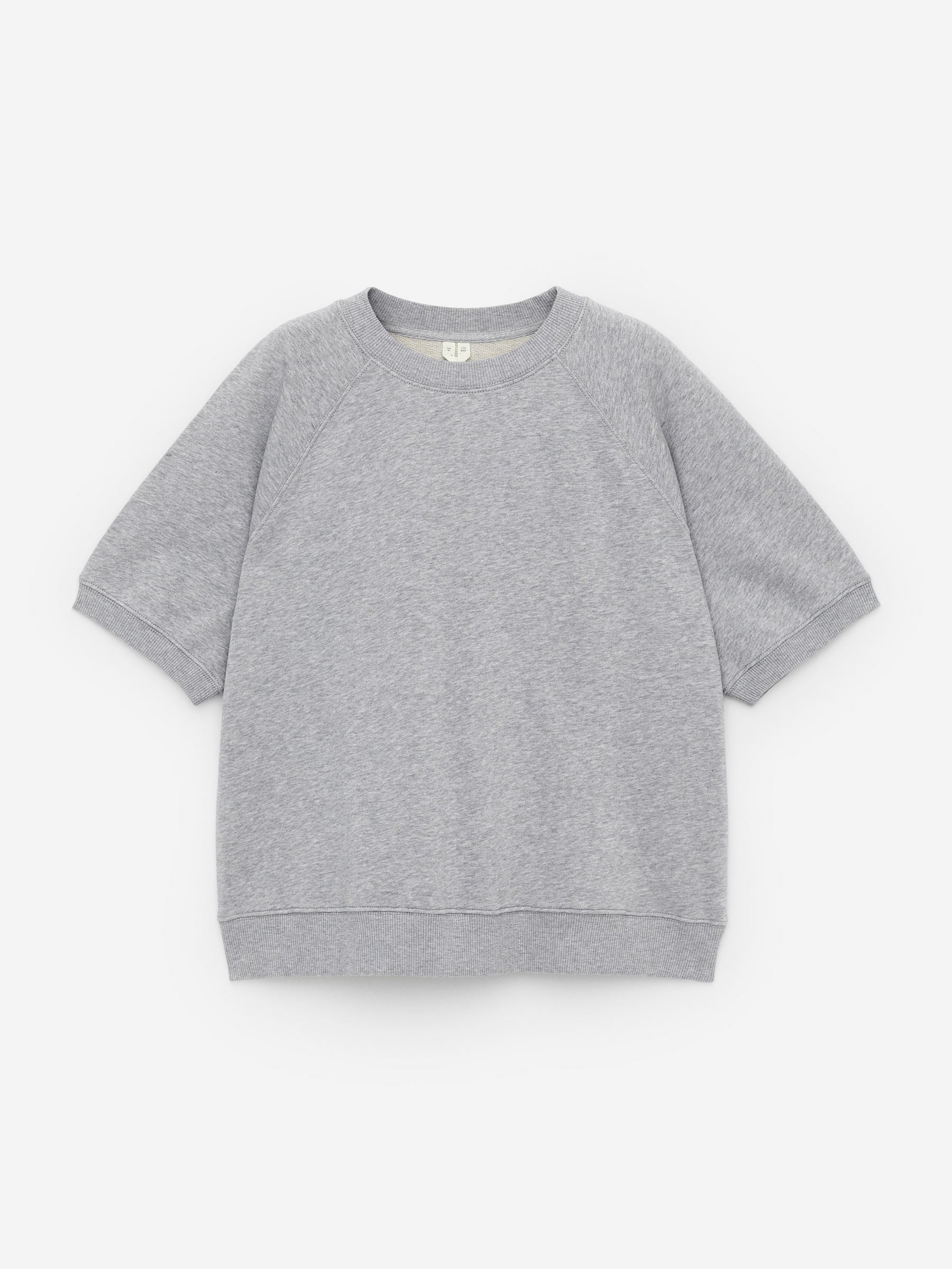 Sweatshirt aus French Terry-Grau-14805