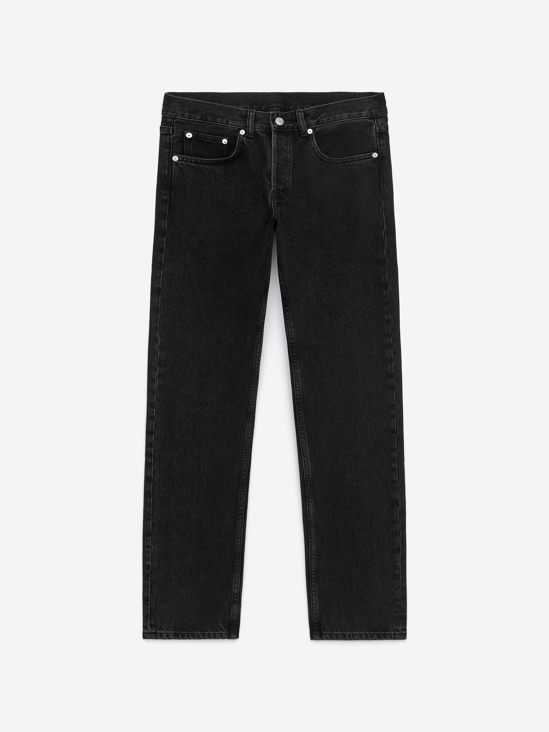 PARK Regular Straight Jeans-Schwarz-16117