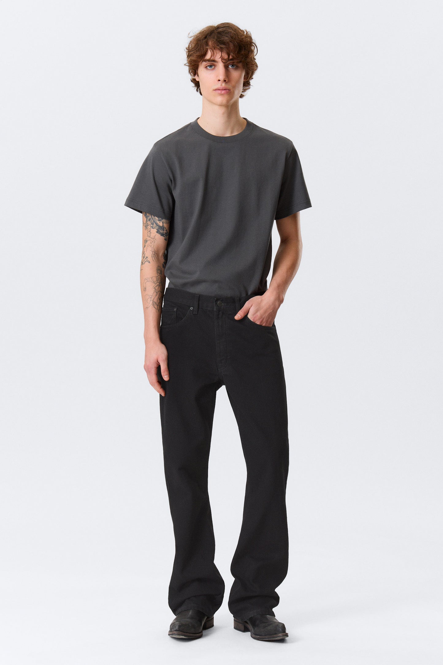 Mercury Mid Waist Relaxed Bootcut Leg Jeans