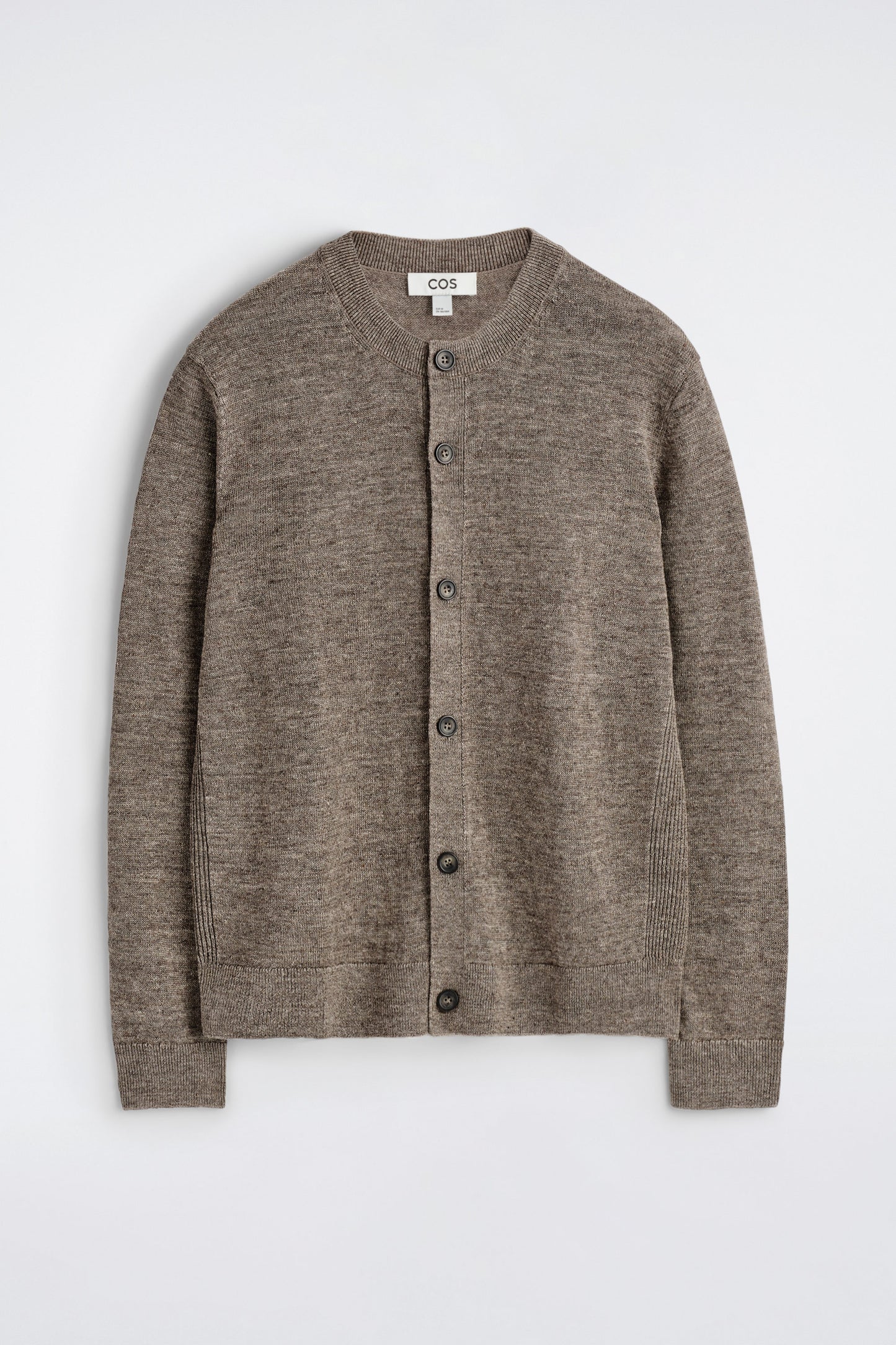 KNITTED LINEN CARDIGAN
