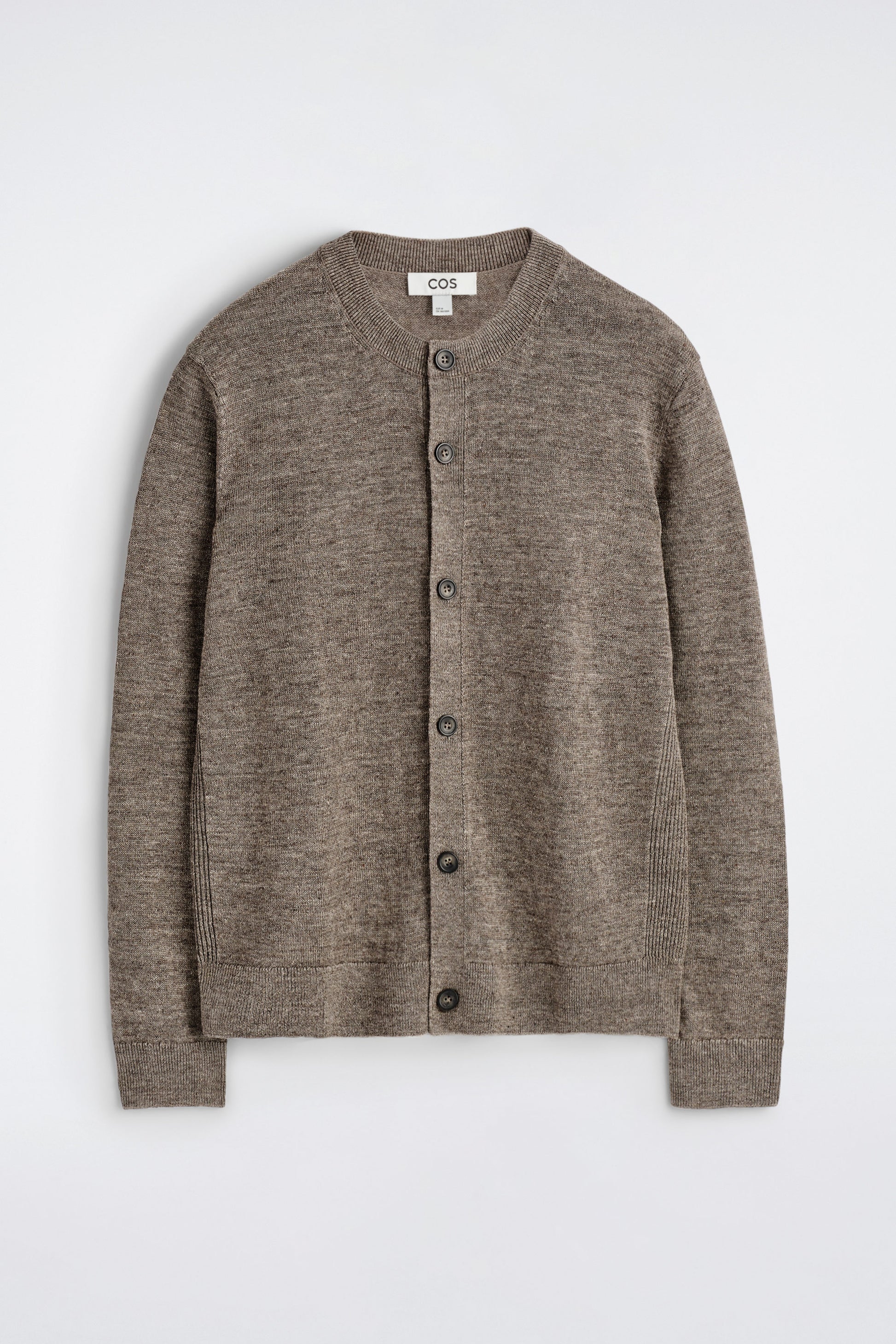 KNITTED LINEN CARDIGAN