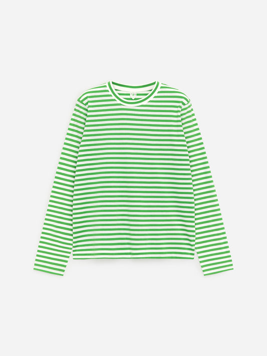IRIS Charakteristisches Langarm-T-Shirt-Grün-18499