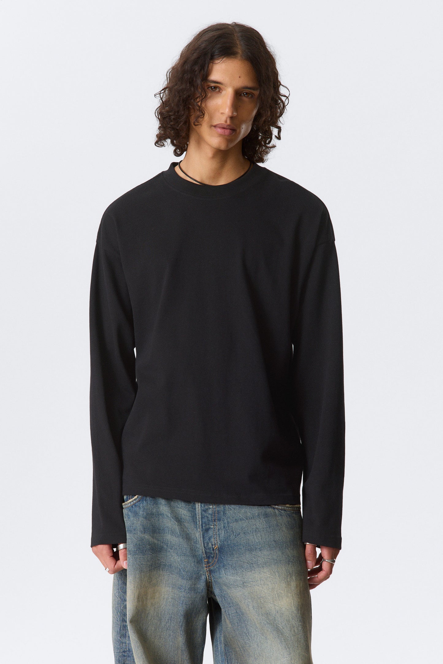Boxy Longsleeve mit lockerer Passform