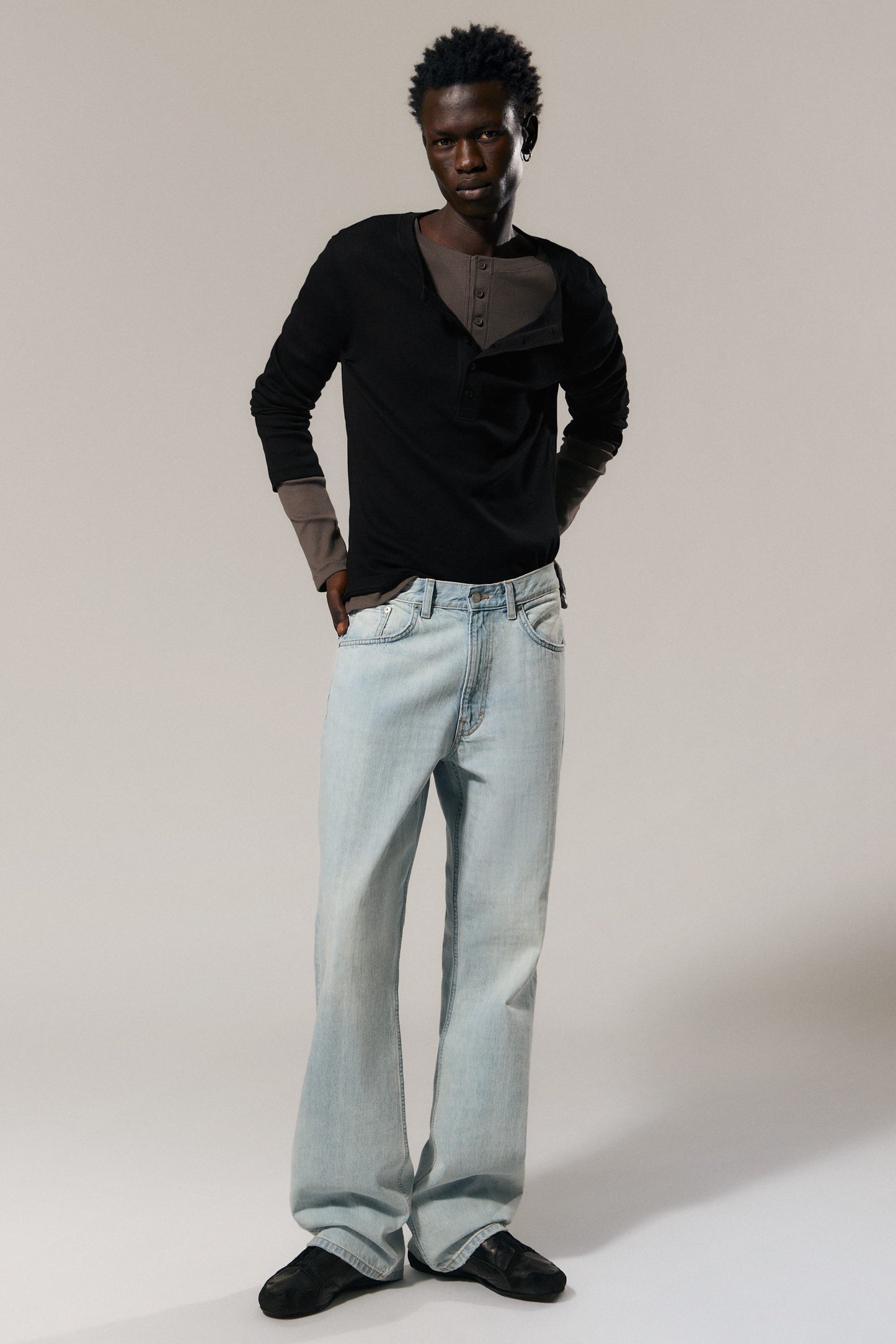Mercury Mid Waist Relaxed Bootcut Leg Jeans
