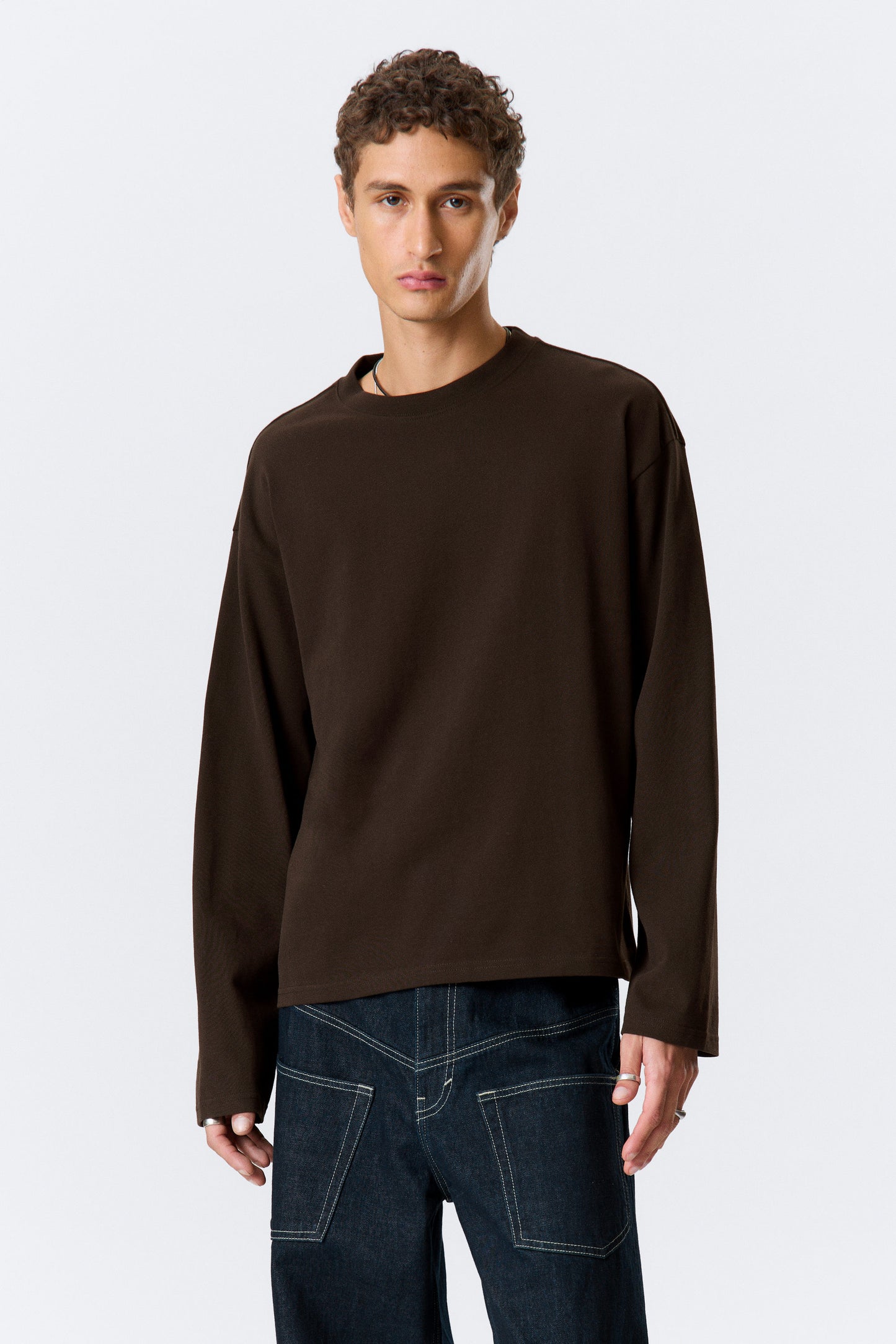 Boxy Longsleeve mit lockerer Passform