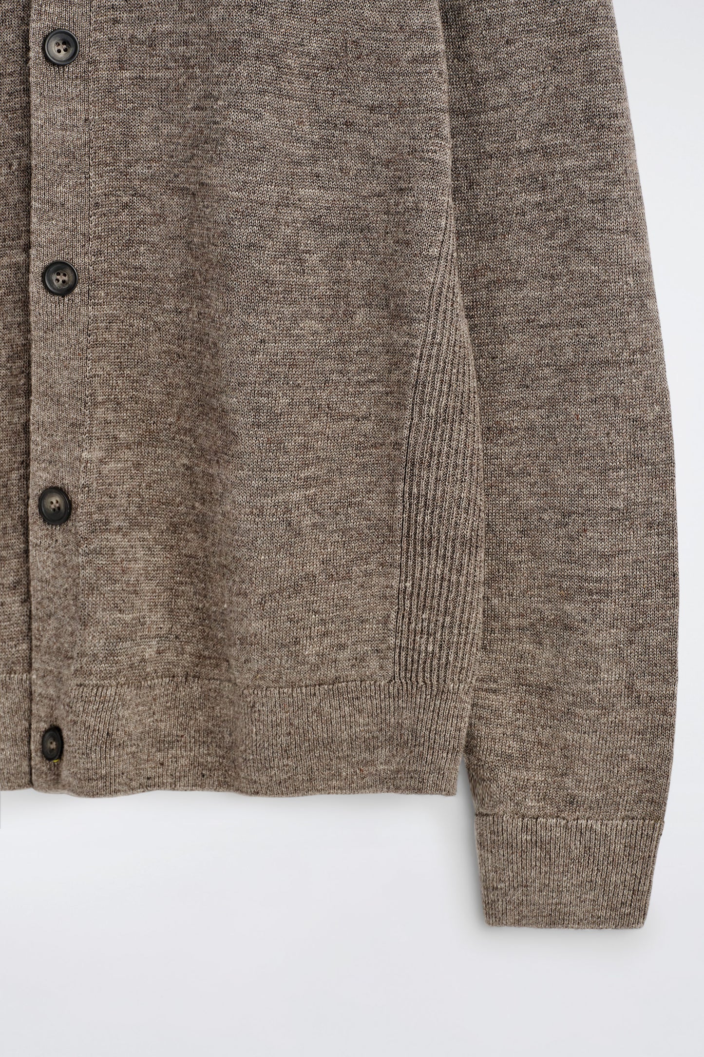 KNITTED LINEN CARDIGAN