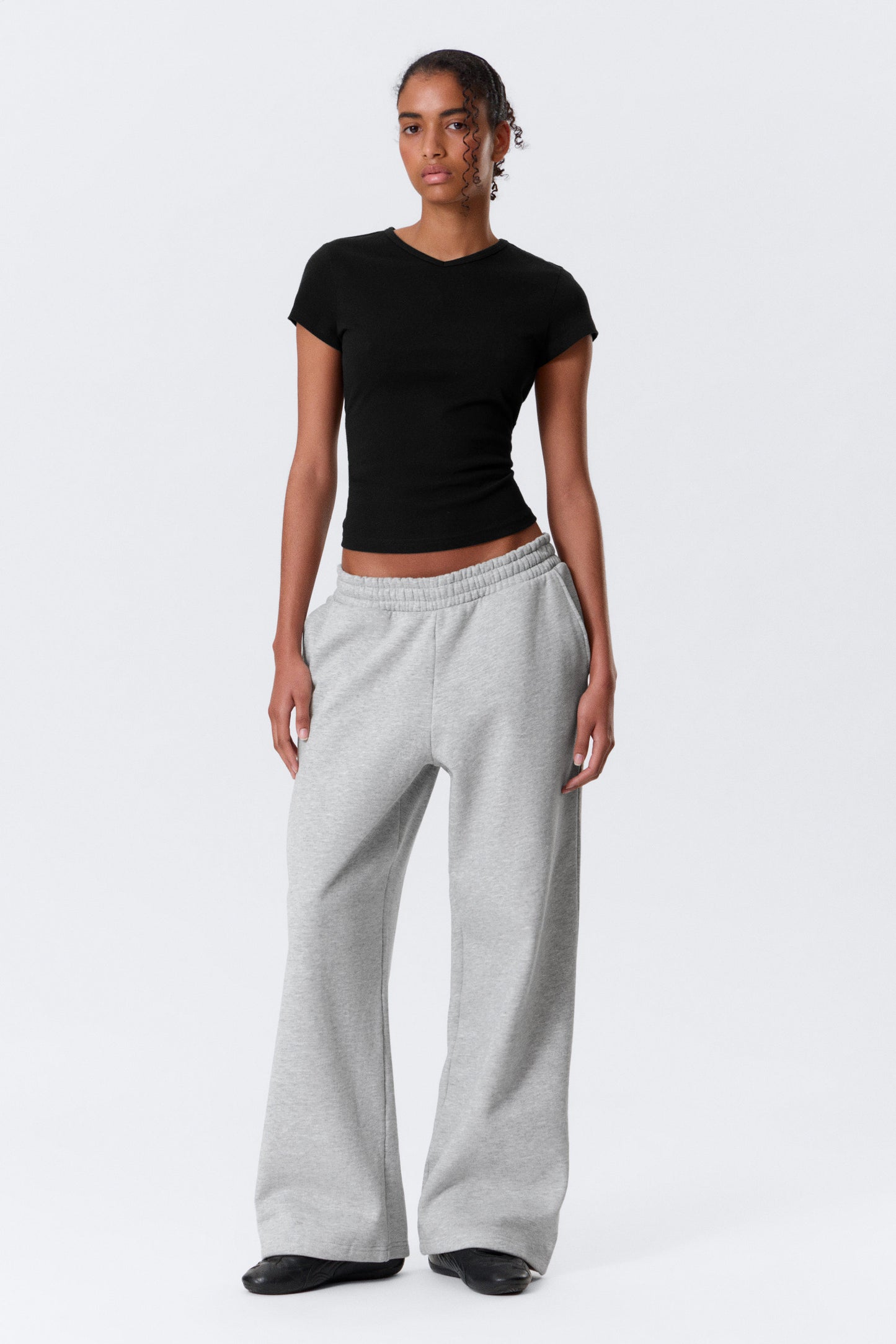 Lange, schwere Sweatpants in lockerer Passform