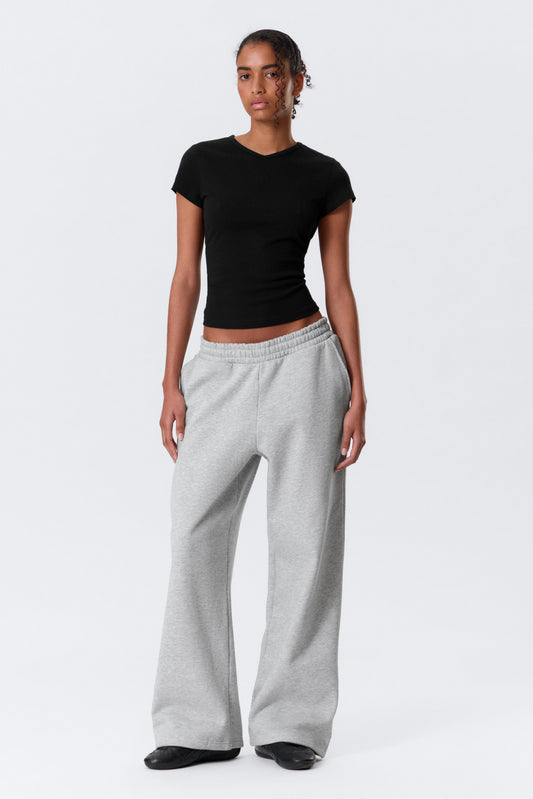 Lange, schwere Sweatpants in lockerer Passform