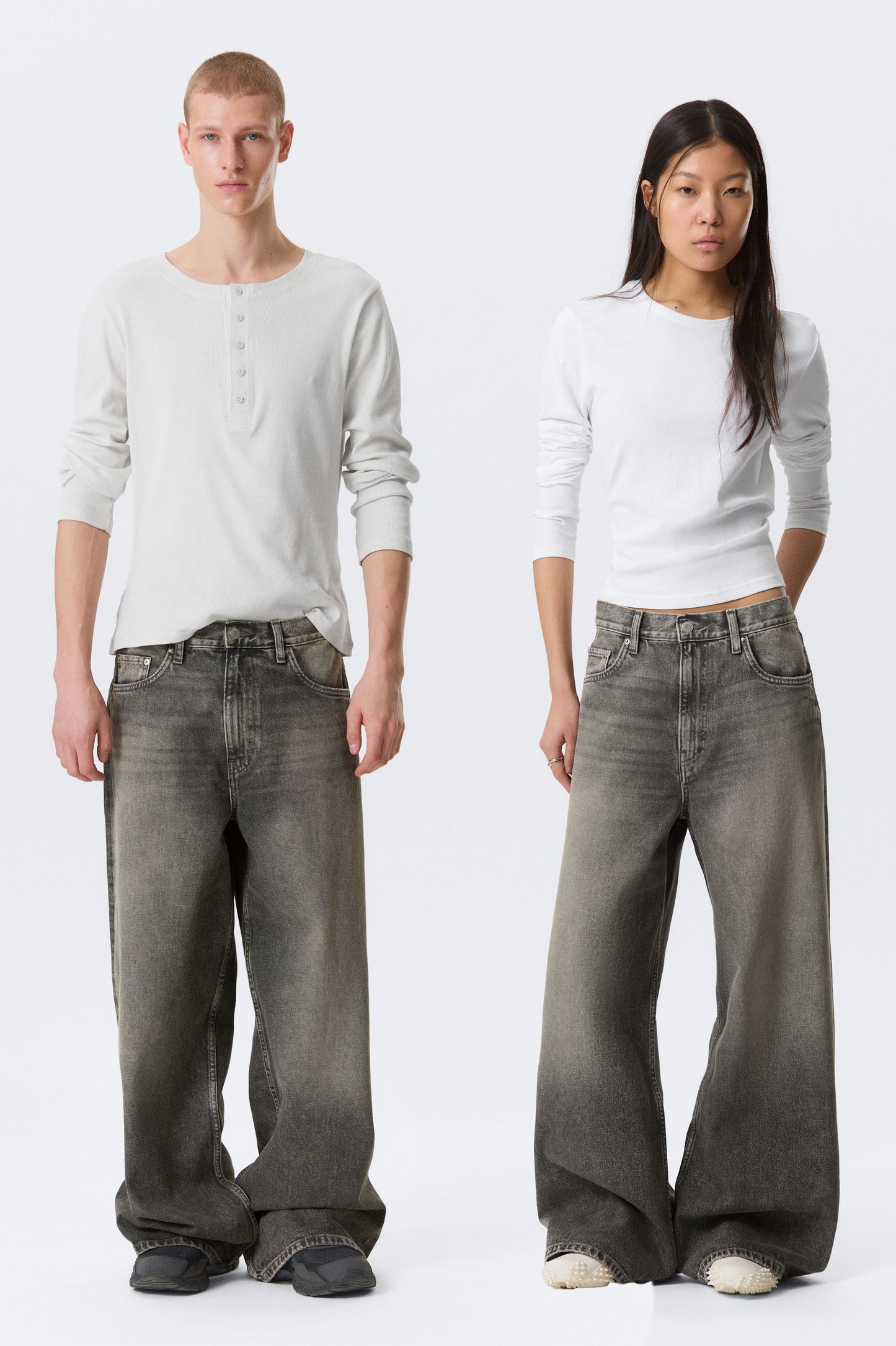 Solar Loose Wide Leg Unisex Jeans