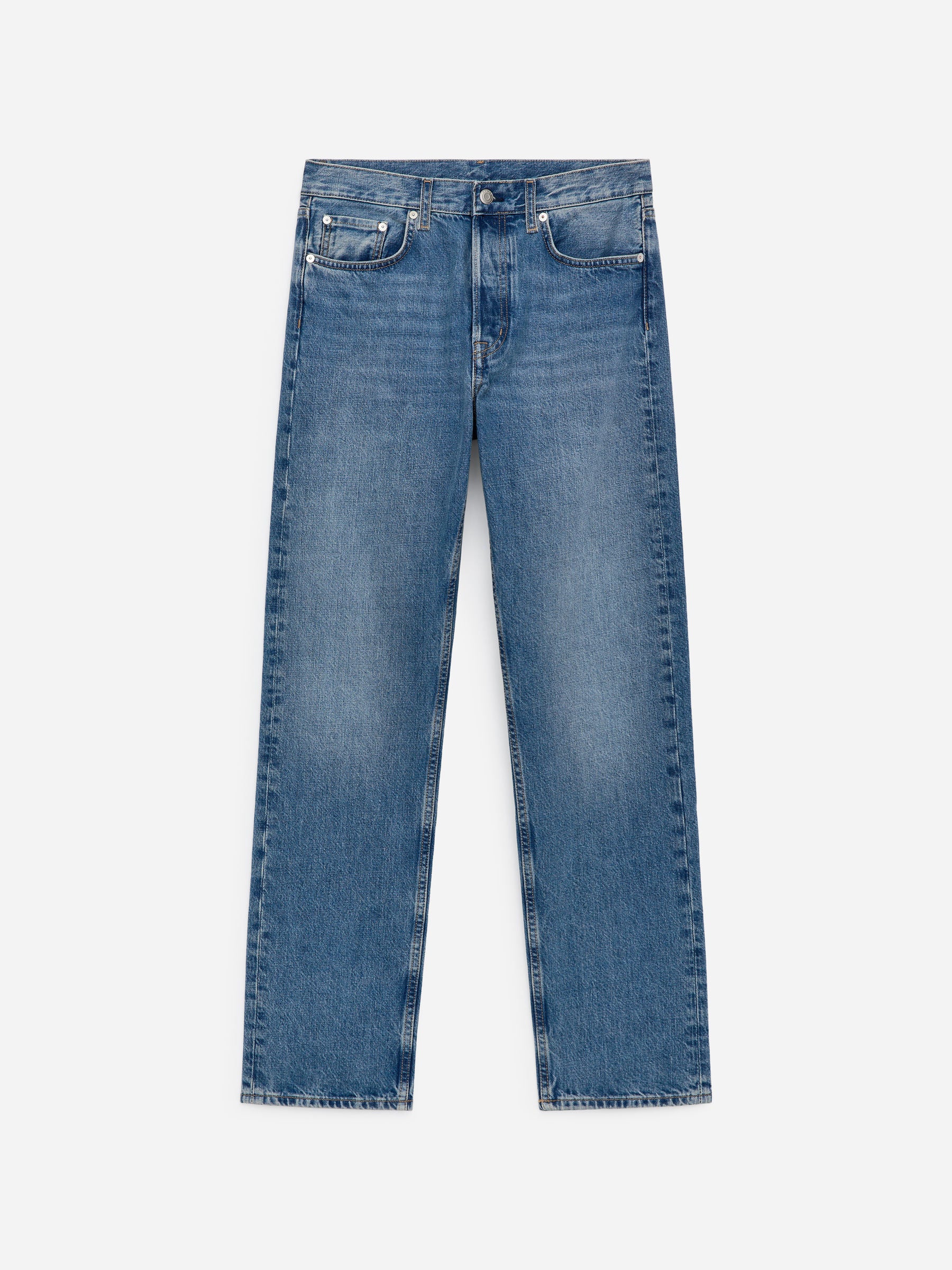 SNOW Straight Jeans-Blau-18065