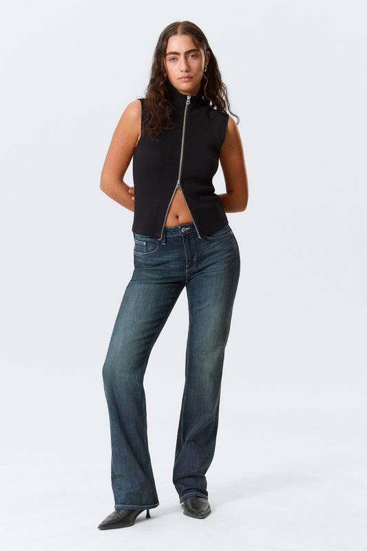 Tension Mid Rise Slim Bootcut Leg Jeans