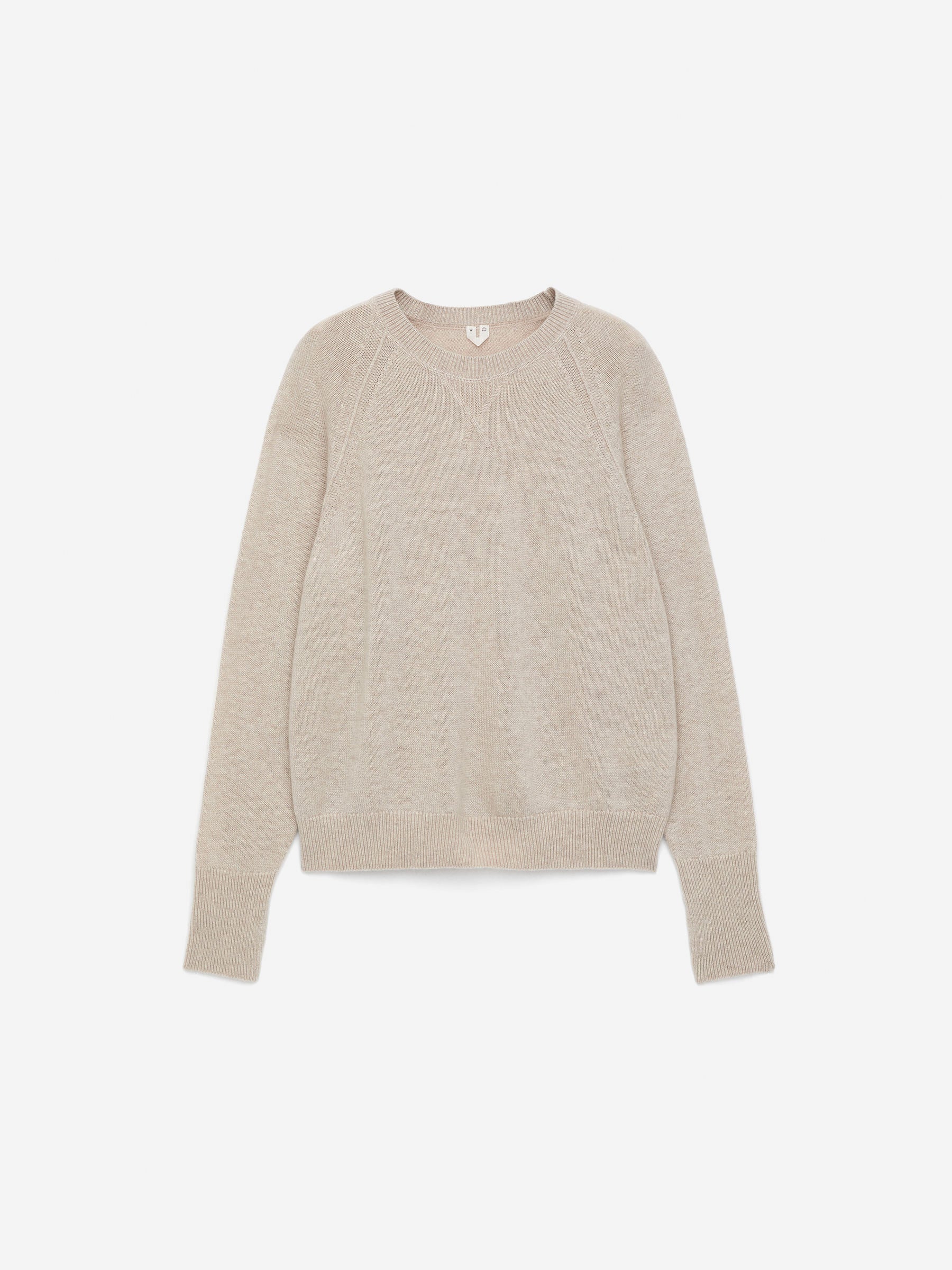 Pullover aus reinem Kaschmir-Beige-16521