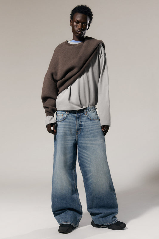 Solar Loose Wide Leg Unisex Jeans