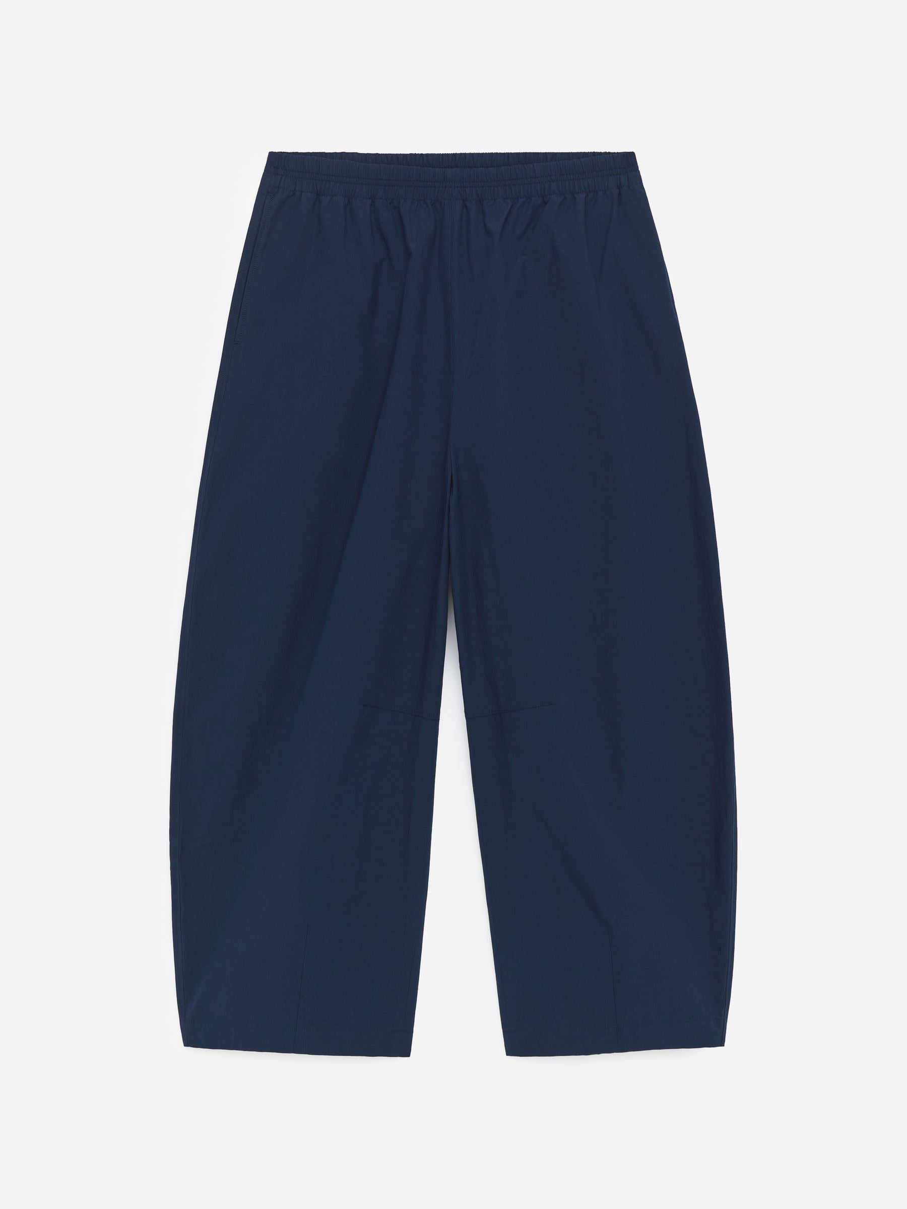 Baumwollhose mit Barrel Leg-Blau-18117