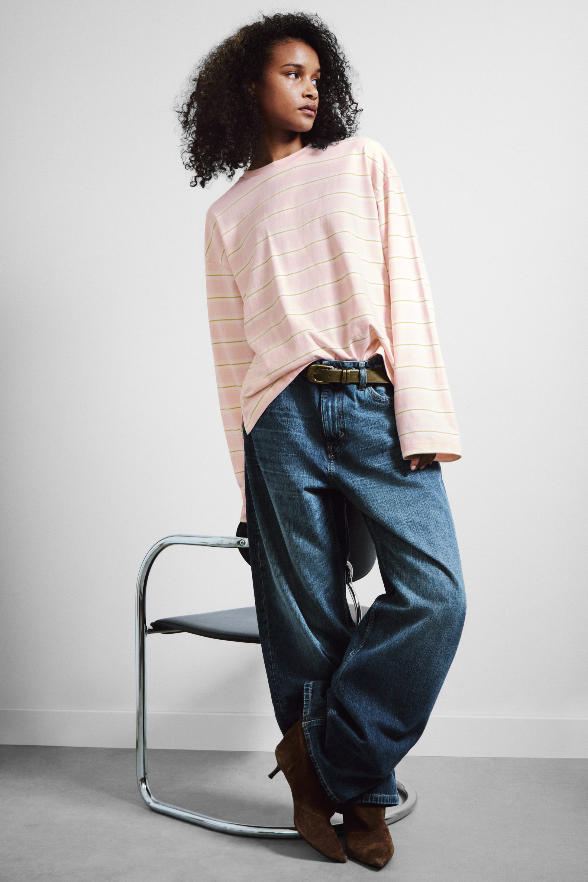 Longsleeve-Shirt aus Baumwolle