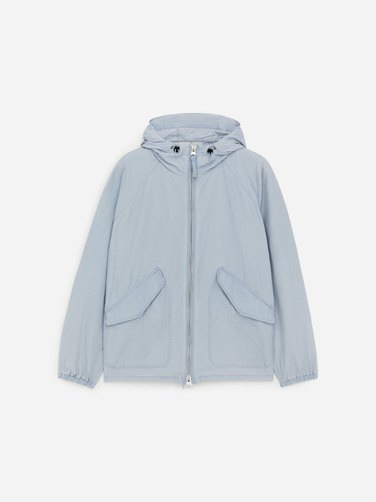Lockerer Windbreaker-Blau-18169