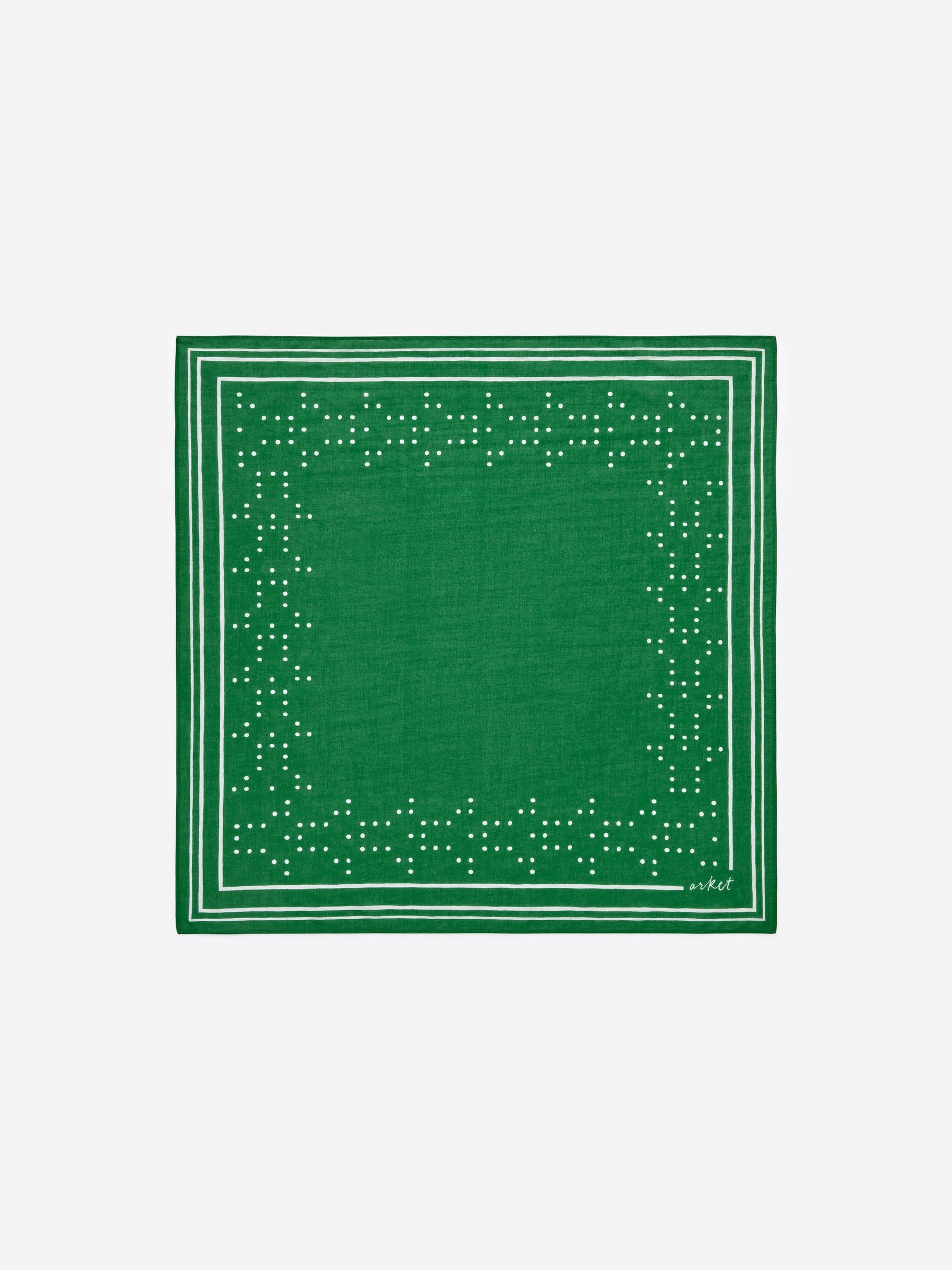 Bandana aus Baumwolle-Grün-17675