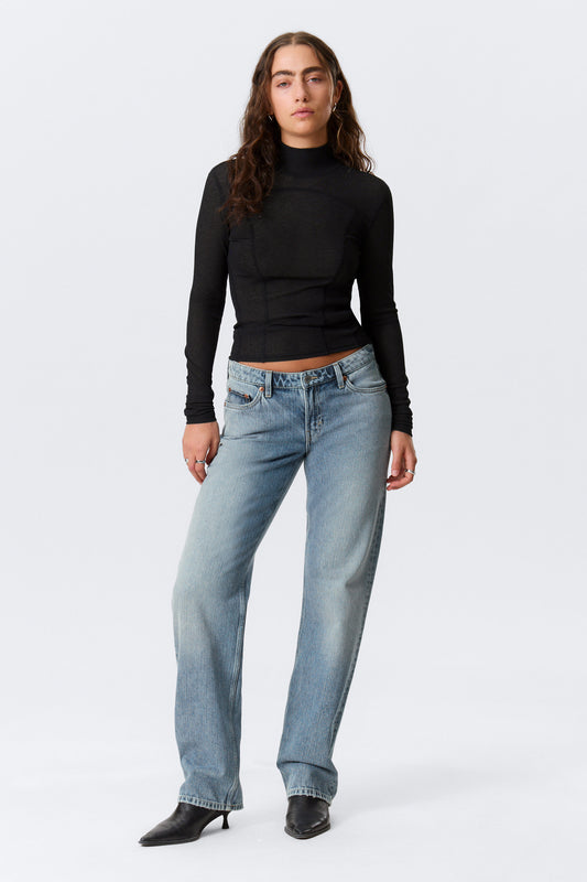 Arrow Low Waist Regular Straight Leg Jeans