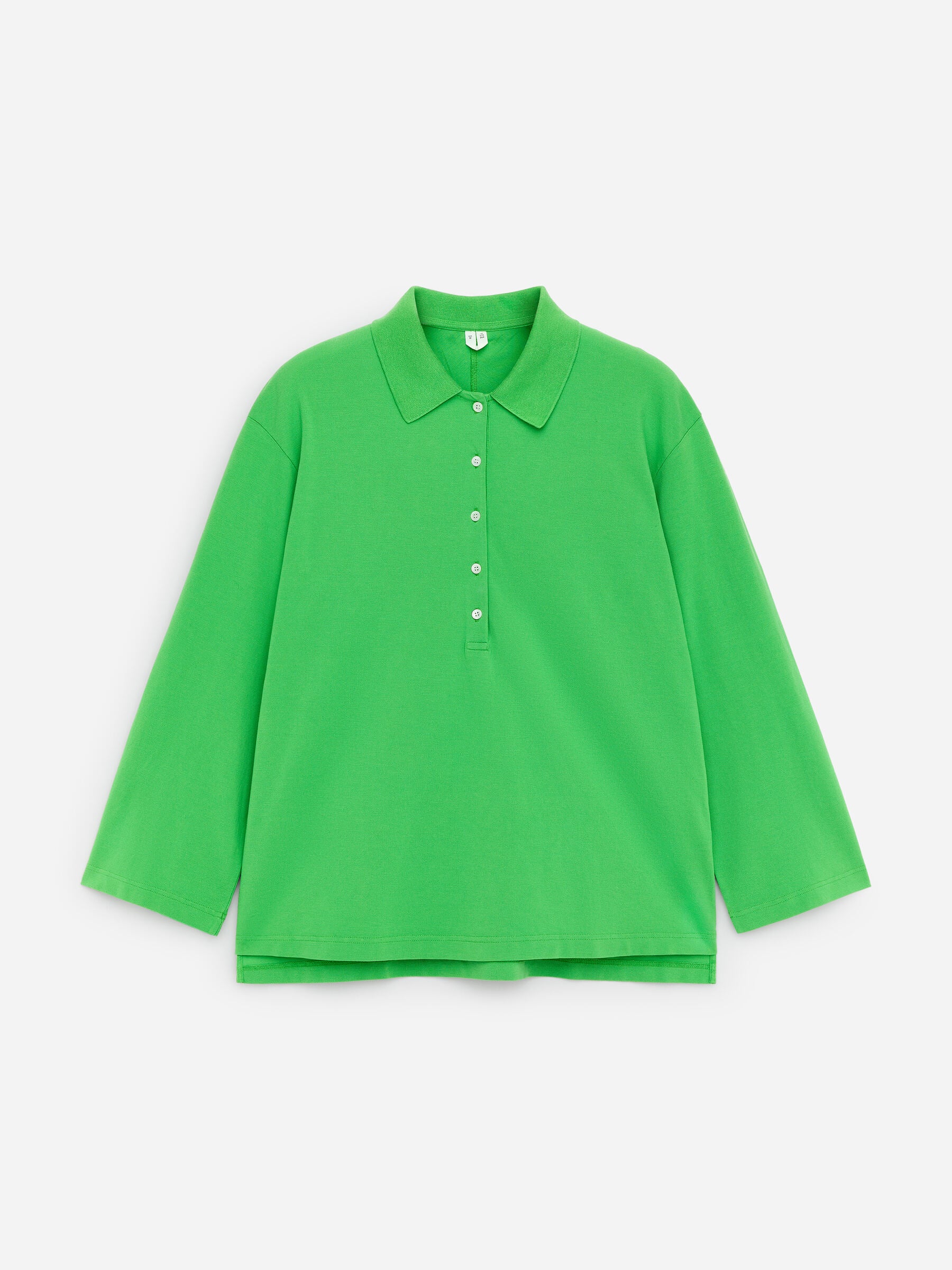 Pikee-Poloshirt-Grün-18725