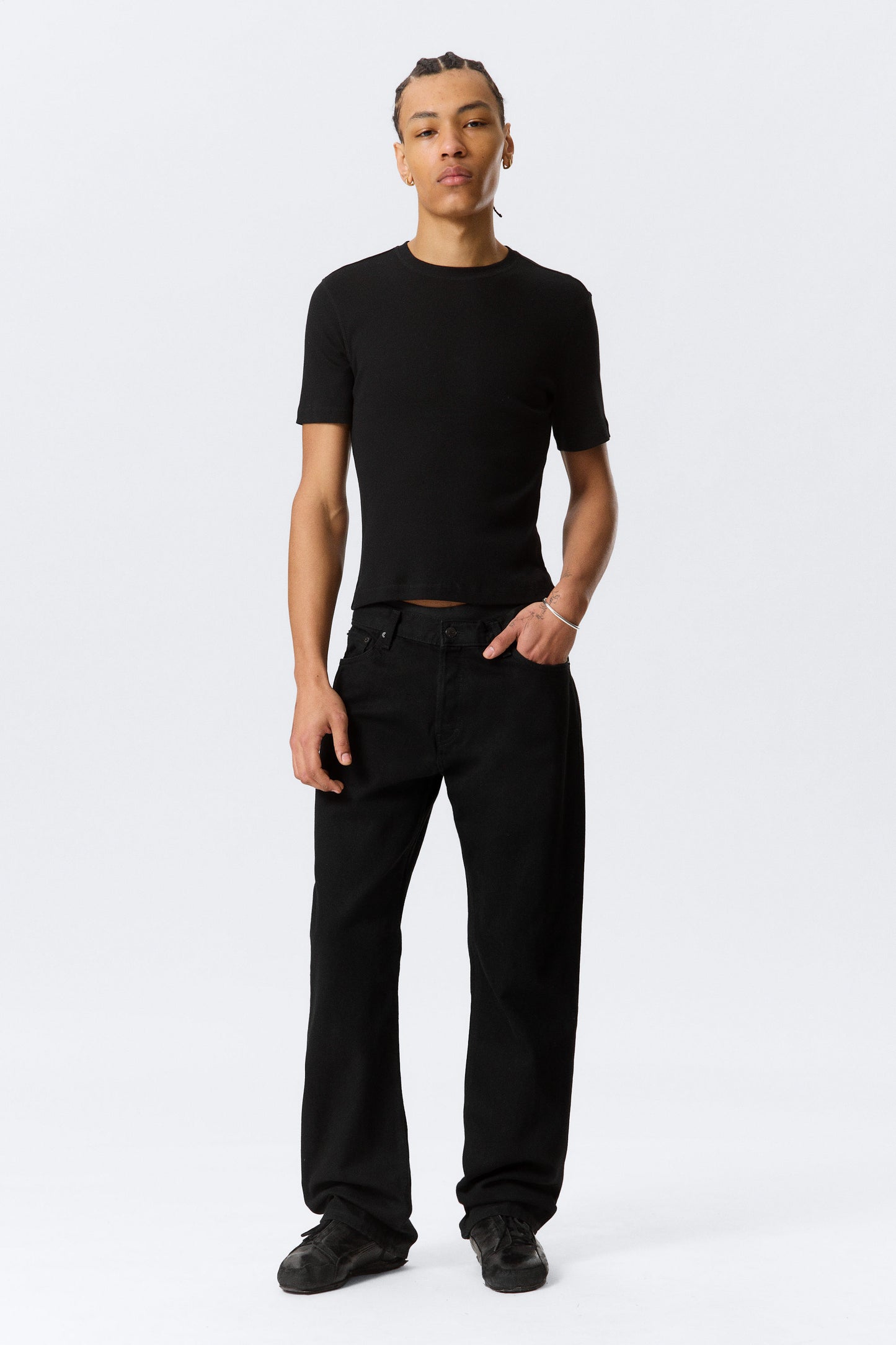 Meteor Low Rise Relaxed Straight Leg Jeans