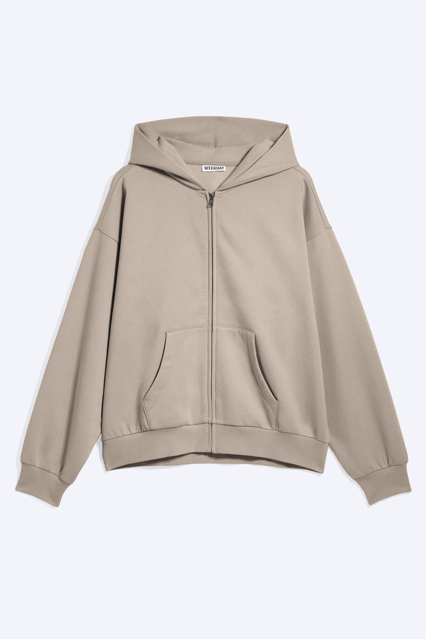 Weit geschnittener Zip-Hoodie