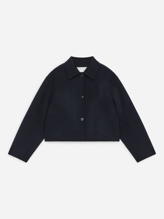 Doubleface-Overshirt aus Wollmischung-Blau-17871