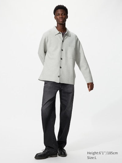 Milano Ribbed Shirt Collar Cardigan