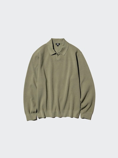 Washable Milano Ribbed Skipper Polo Jumper